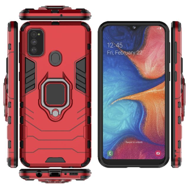 Ốp lưng Samsung M30s chống sốc Iron Man Iring siêu bền giá đỡ xem phim