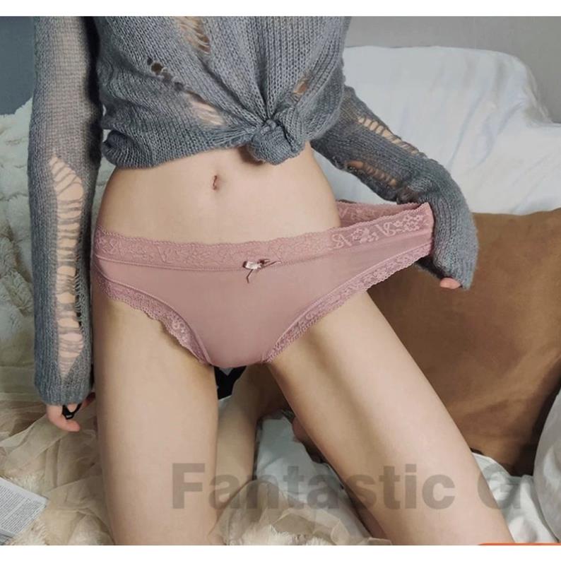 💗 Quần Lót Nữ Wannale ❤️Quần Lót Vic Ren Su cao cấp mềm mại kháng khuẩn sexy gợi cảm 165 💗