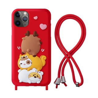 Ốp lưng Thú Cưng Dễ thương Cho iPhone 11( LOFTER )