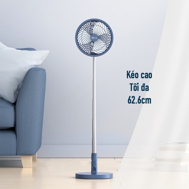 QUẠT MINI SẠC USB CÓ THỂ KÉO CAO HOẶC GẤP NHỎ GỌN TREO TƯỜNG CHÍNH HÃNG BEAR - BẢO HÀNH 1 NĂM | BigBuy360 - bigbuy360.vn