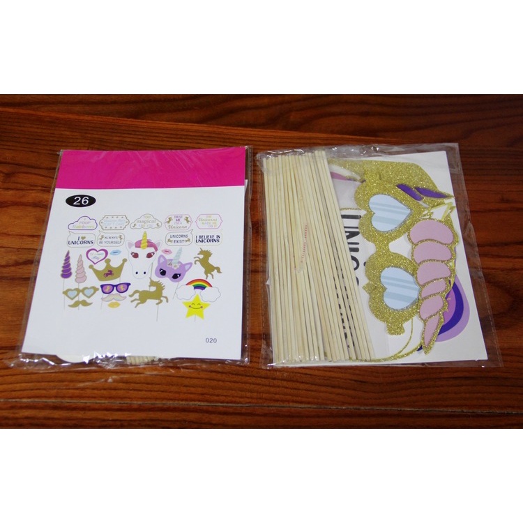 Set phụ kiện chụp hình sinh nhật, đám cưới, trang trí sinh nhật, phụ kiện chụp ảnh party vui nhộn