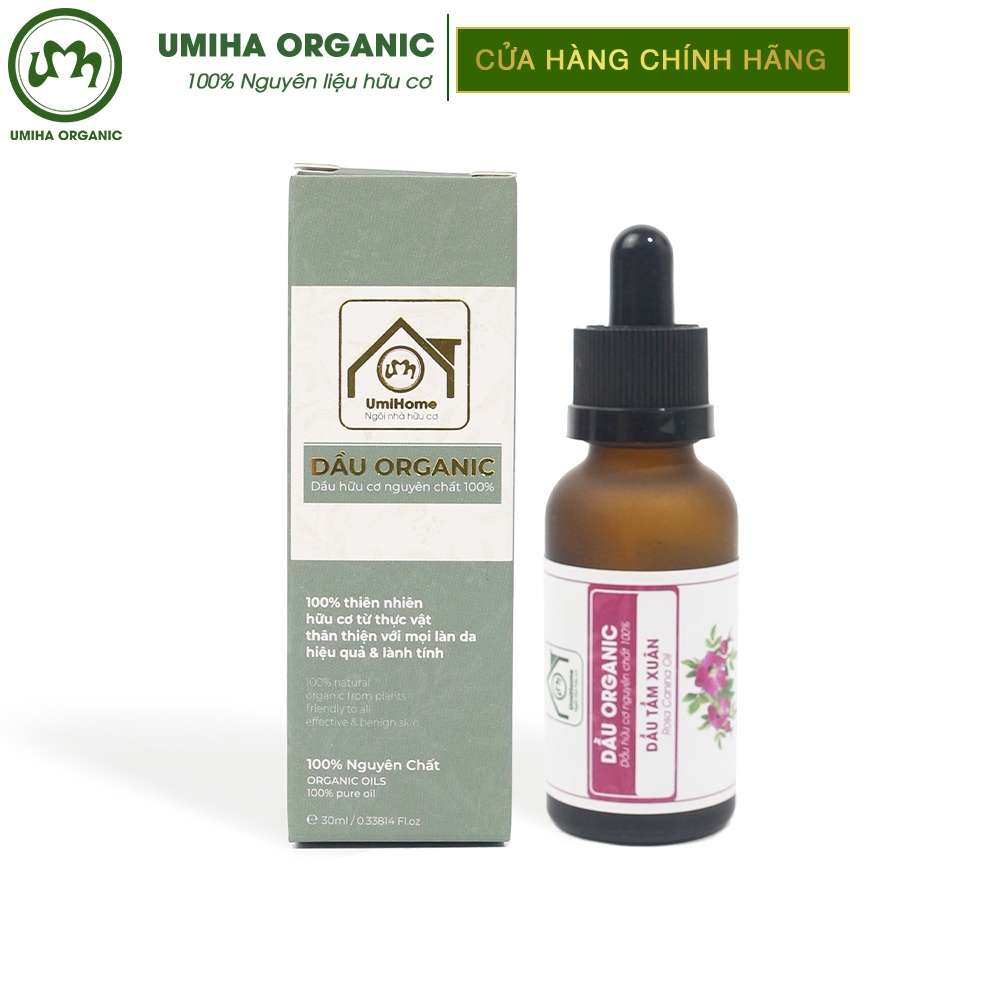 Dầu Tầm Xuân hữu cơ UMIHA nguyên chất | Rosehip Seed Oil 100% Organic 10ml