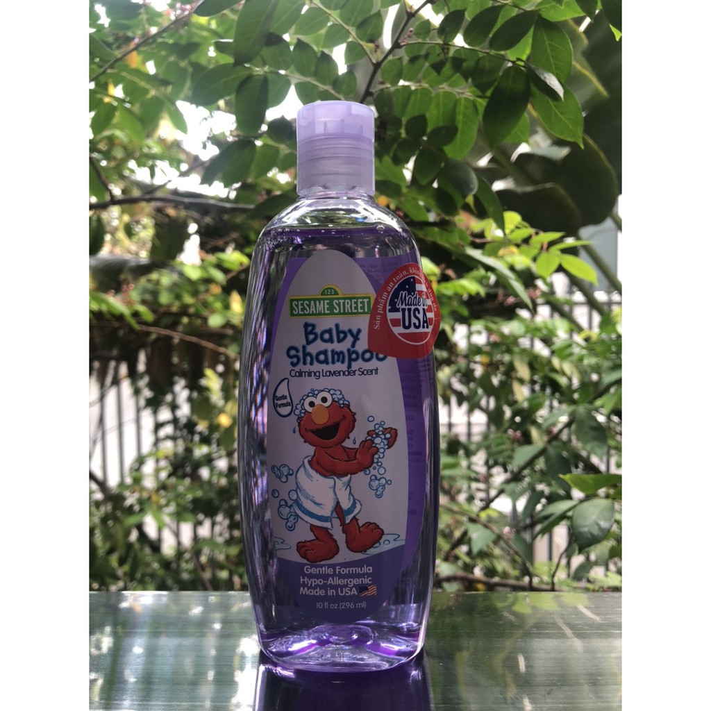 Dầu gội dành cho bé Sesame Street Hoa Oải Hương - Lavender 296ml Nhập khẩu MỸ