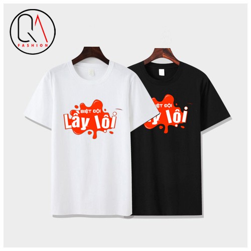 [có in theo yêu cầu] Áo thun in hình - lầy lội team - khách có thể thay đổi màu hình in theo sở thích