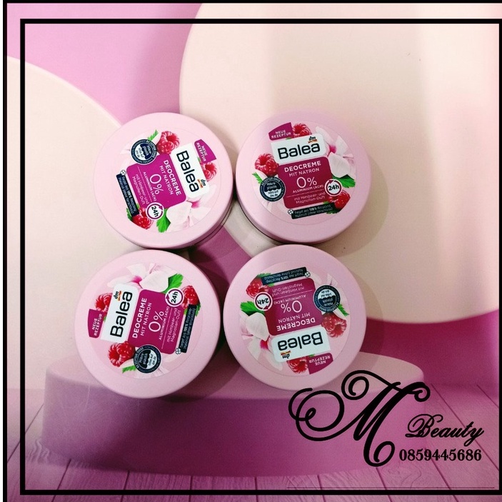 KEM KHỬ MÙI HÔI NÁCH BALEA DEOCREME với baking soda - best choice trong mùa hè