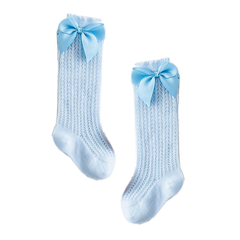 Tất Cotton Đính Nơ Dễ Thương Thời Trang Xuân Hè Cho Bé Gái