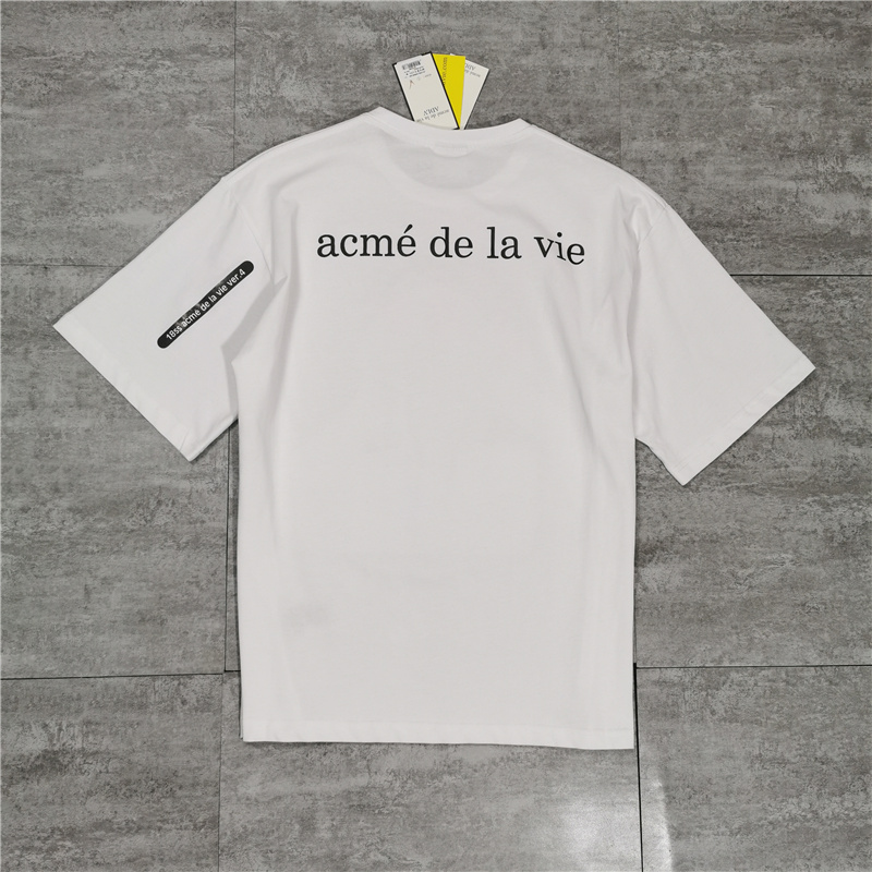 Áo thun ADLV in họa tiết bánh donut dễ thương phong cách Hàn Quốc cho nam nữ