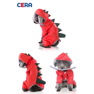 Áo Mưa Khủng Long Cho Chó Mèo - Áo Mưa 002