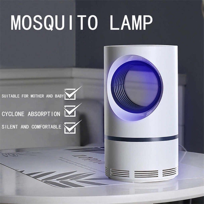 Đèn Bắt  Muỗi, Hình Trụ, Cắm Cổng  USB Thông Minh Thế Hệ Mới _ Vợt muỗi bắt sạch muỗi trong phòng