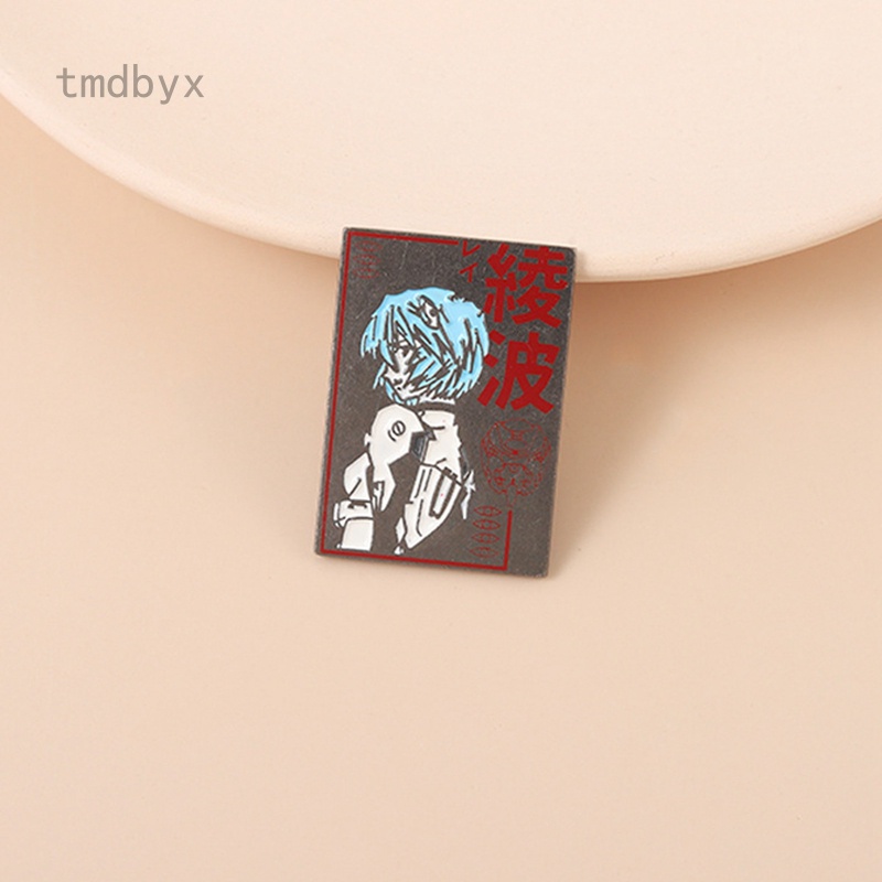 Tmdbyx Ghim Cài Áo Trang Trí Hình Nhân Vật Anime Evangelion Rei Ayanami Tráng Men EVA 0 Unit 00