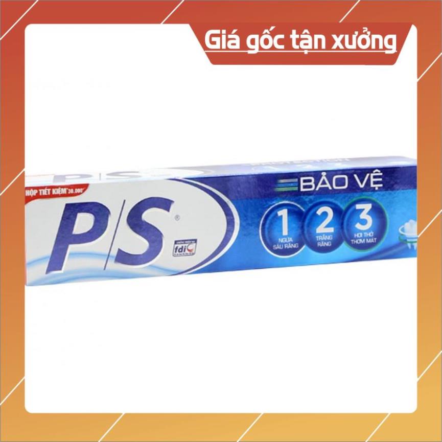 [ICLN9 giảm 5K cho đơn hàng 50k]  combo 2 hộp Kem đánh răng P/S chăm sóc toàn diện 190g 123 và trà xanh