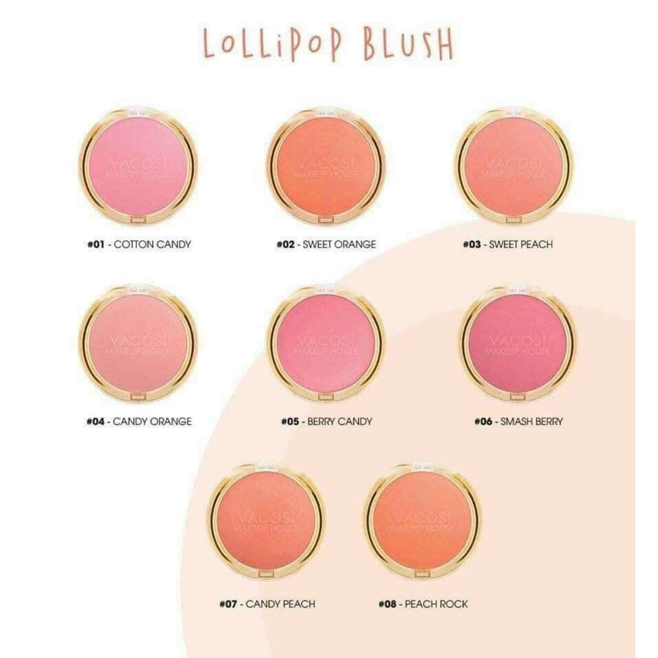 Phấn Má Hồng Vacosi Lolipop Blush