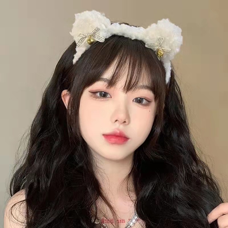 Cài tóc băng đô thỏ gấu bông nhìu mẫu xinh xắn hot TikTok