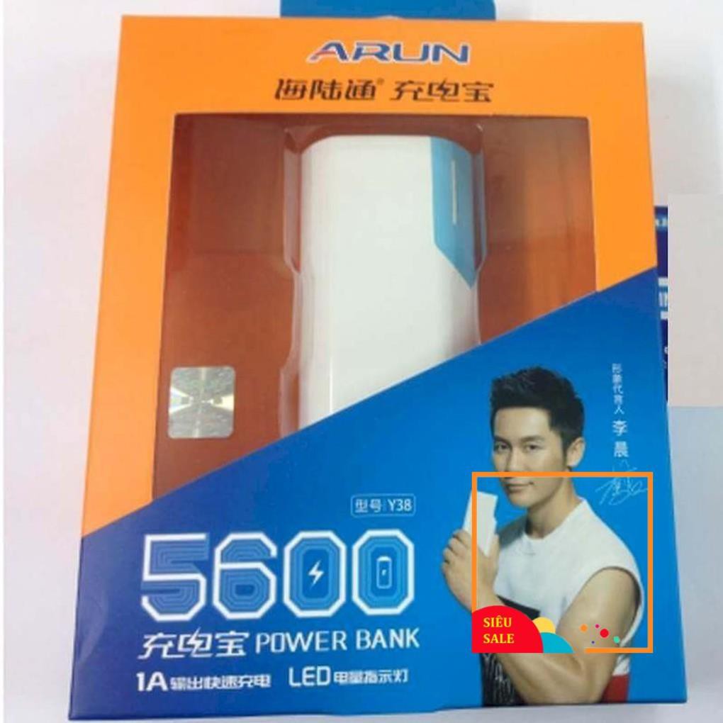 Sạc dự phòng Arun dung lượng từ 10400mAh- 5600mAh