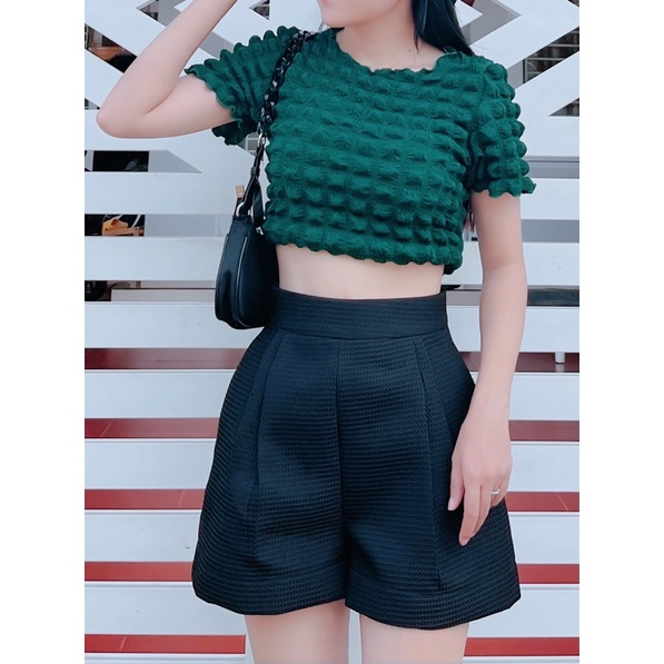 QUẦN SHORT NỮ THIẾT KẾ CẠP CAO VẢI TỔ ONG DÀY DẶN, CÓ TÚI HÁCH EO CHE BỤNG TỐT. QUẦN ĐÙI THIẾT KẾ PHOM DÁNG ĐẸP, MAY KĨ