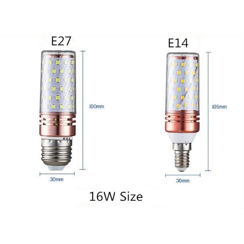 Led bulb trụ tròn 18w,16w,12w đuôi e27,e14