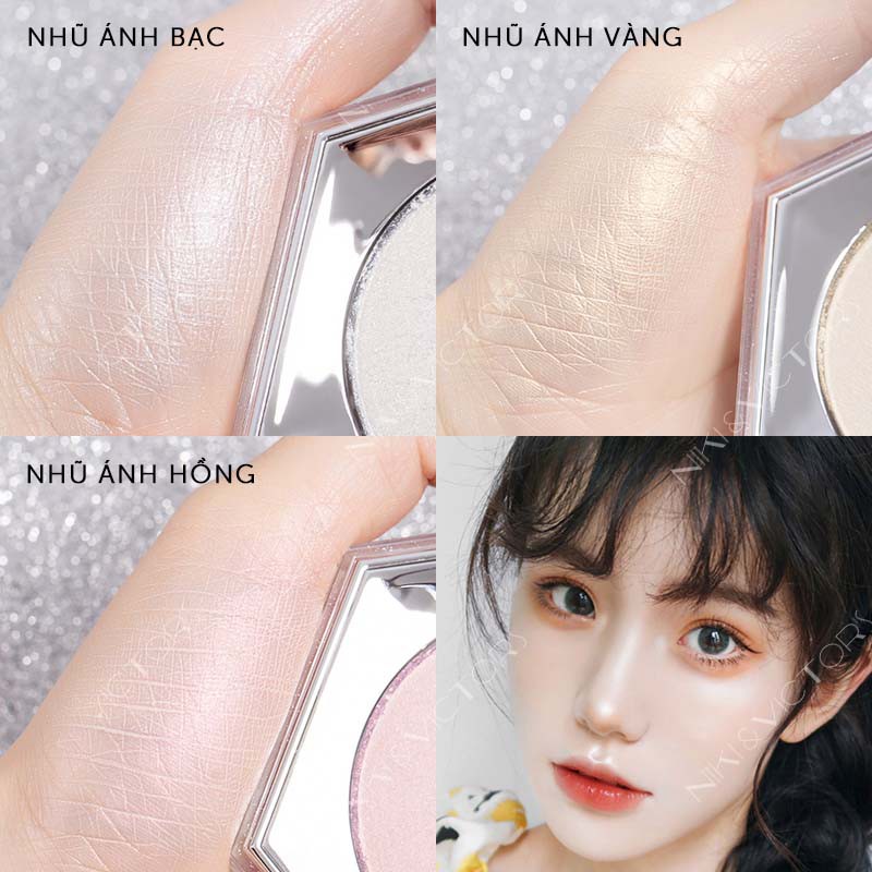 Phấn Bắt Sáng Highlight Tạo Hiệu Ứng Da Căng Bóng Hộp Kim Cương