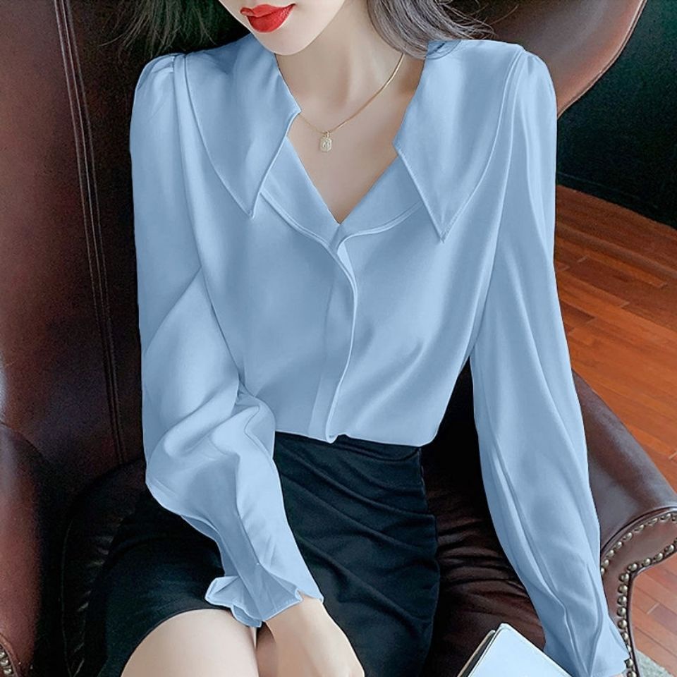 Áo Sơ Mi Tay Dài Phong Cách Hàn Quốc