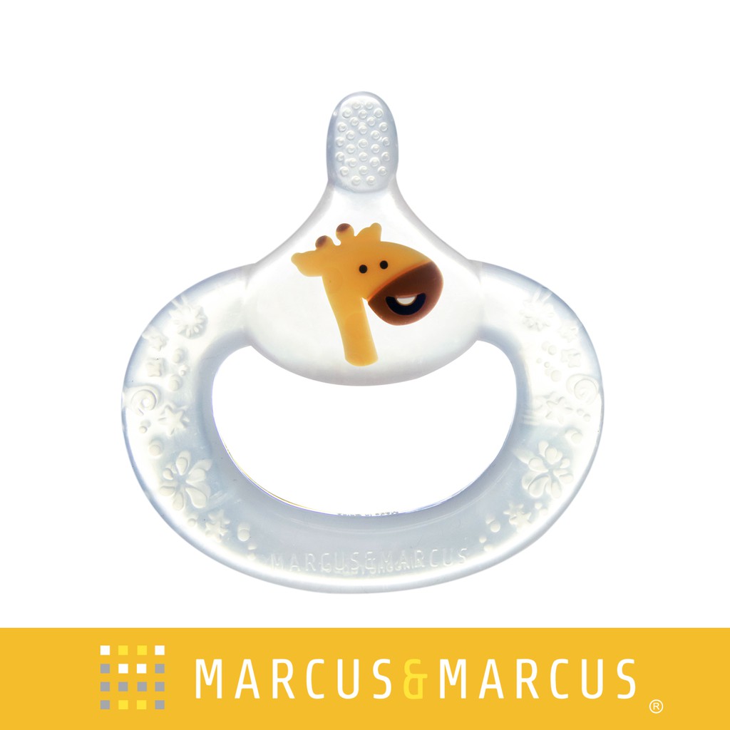 Bàn chải đánh răng kiêm gặm nướu silicon cho bé từ 6 tháng Marcus & Marcus – Lola