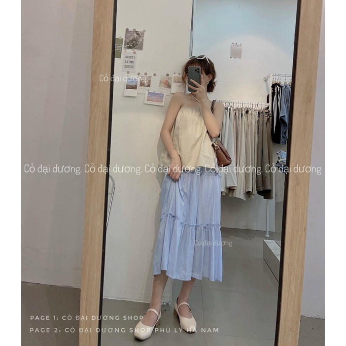 áo dây trơn bo chun 1147