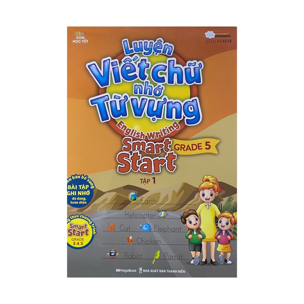 Sách - Luyện viết chữ nhớ từ vựng : Smart Start grade 5 tập 1 ( Megabooks )