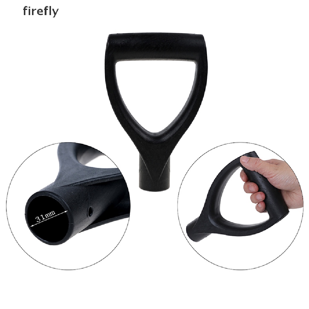 Xẻng Xúc Tuyết Bằng Nhựa Màu Đen Hình Chữ U Thay Thế Tiện Dụng Cho Sân Vườn