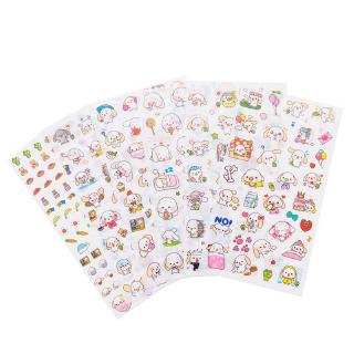 Set 6 tờ sticker dán trang trí hình cún hoạt hình dễ thương