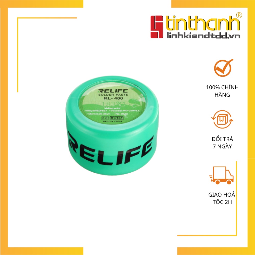 Hủ chì làm chân RELIFE RL-400  20g