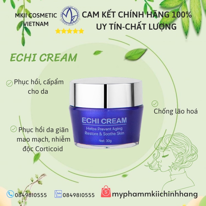 Kem Echi MKII 30g -Kem cấp ẩm phục hồi da MKII COSMETIC