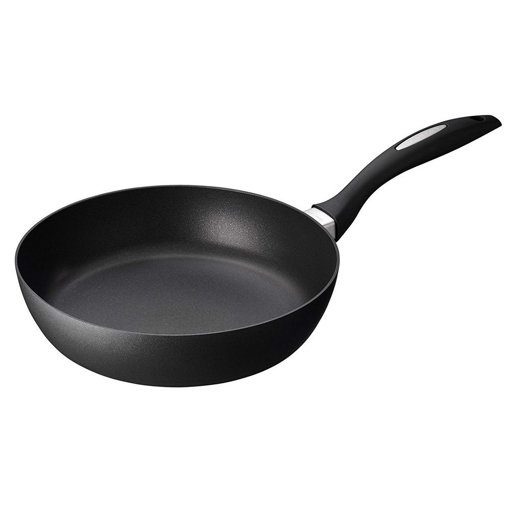 Chảo chống dính sâu lòng Scanpan IQ 24cm 64102414 đáy từ, sản xuất tại Đan Mạch, bảo hành lớp chống dính 3 năm