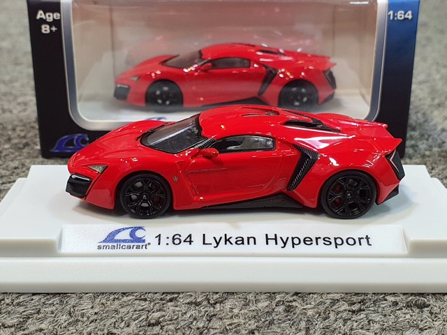 Xe Mô Hình Lykan Hypersport 1:64 Smallcarart ( Đỏ )