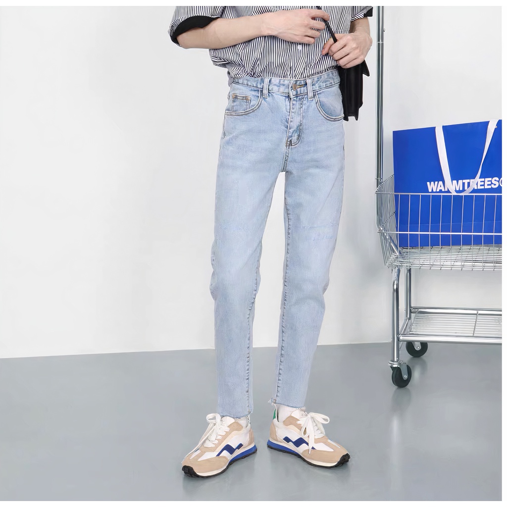 QUẦN BAGGY JEAN NAM TOKI TRƠN BASIC VER.4