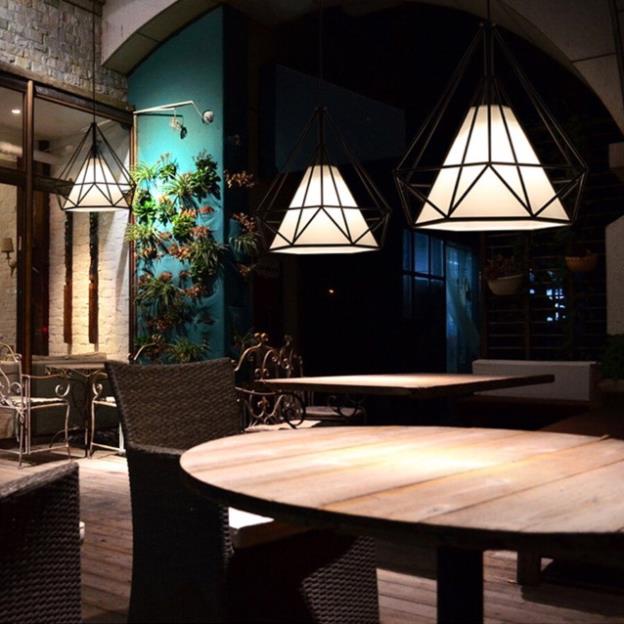 COMBO 3 đèn thả KIM CƯƠNG SIZE 25CM