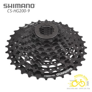 Líp thả 9 líp xe đạp SHIMANO ALTUS CS HG200 11-32T / 11-34T / 11-36T - Hàng chính Hãng
