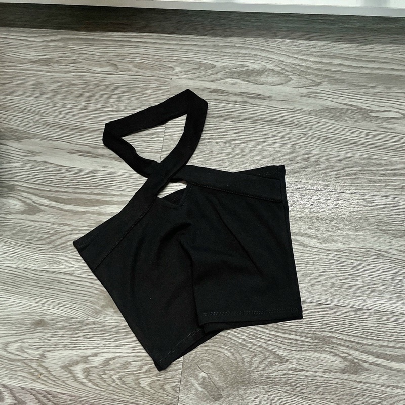 ÁO CROPTOP CHÉO CỔ CHẤT BORIP UK