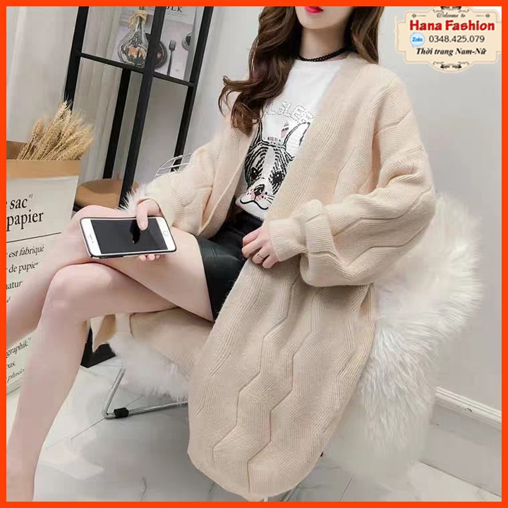 Áo khoác cadigan 🌈FREESHIP🌈 Áo len cadigan dáng dài loại 1