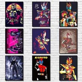 Tranh Cuộn In Hình Kamen Rider Dragon Knight Cá Tính