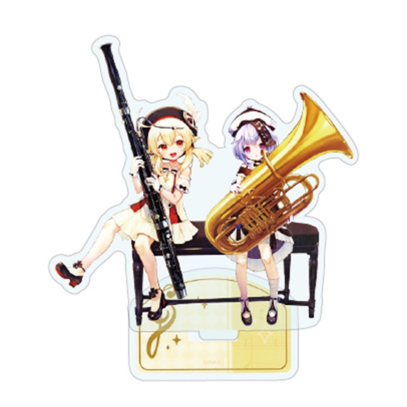 Mô hình nhân vật anime Genshin bằng acrylic có giá đỡ để bàn trang trí
