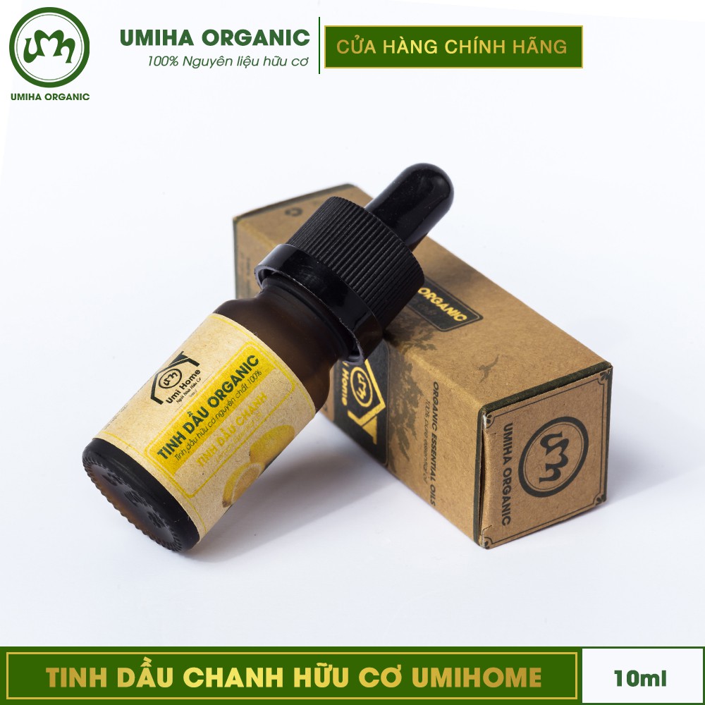 Tinh dầu Chanh hữu cơ UMIHA nguyên chất | Lemon Essential Oil 100% Organic 10ml