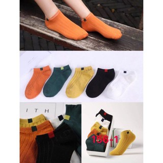 Hộp 5 đôi tất gân nữ nhiều màu
