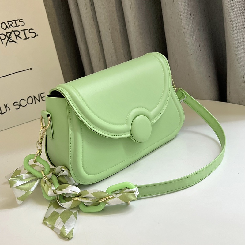 Túi Đeo Vai Hình Vuông Cỡ Nhỏ Phối Dây Đeo Sợi Xích Thời Trang Mùa Hè 2022 Cho Nữ