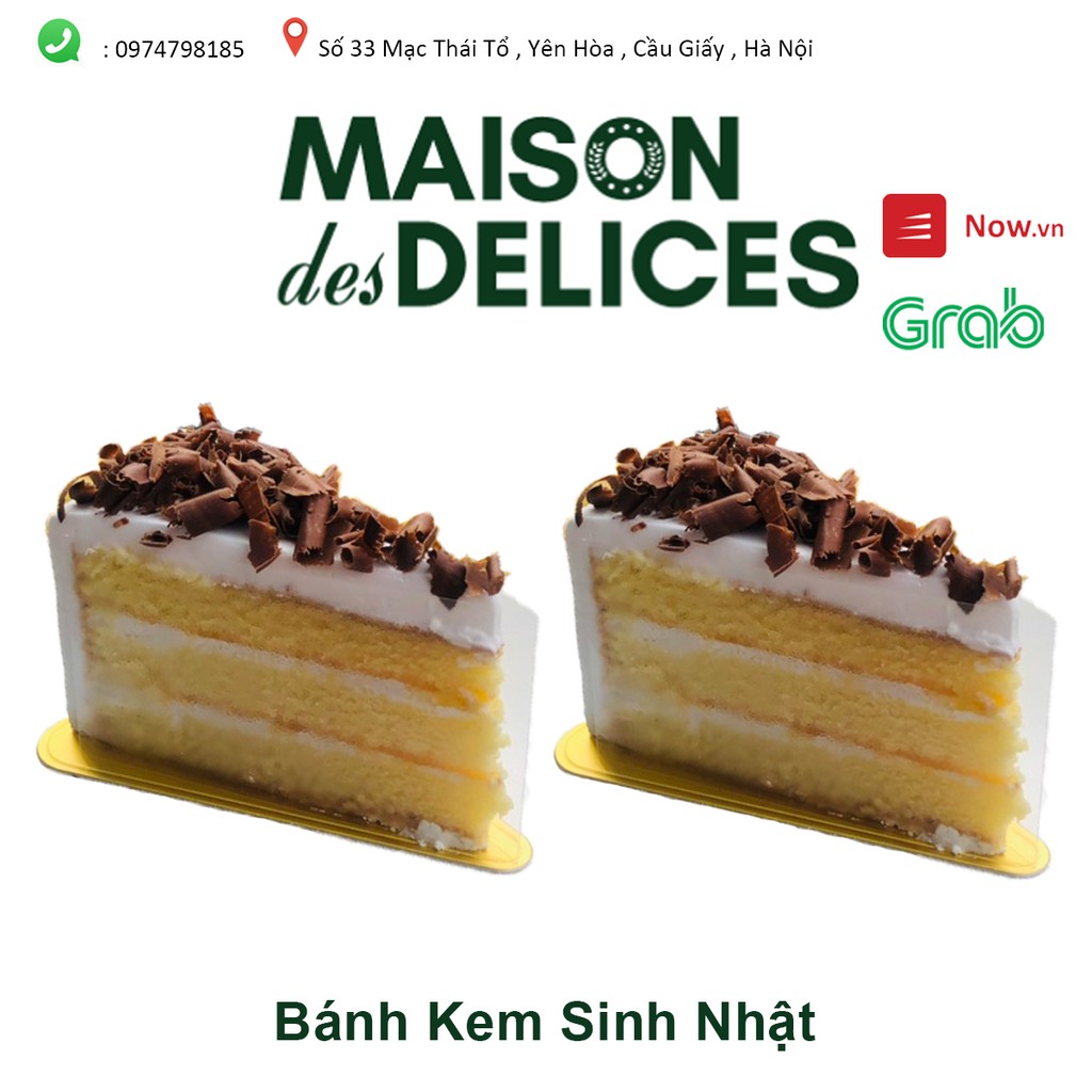 Bánh Kem Sinh Nhật Maison ❤️Bánh kem Tươi Pháp freeship ❤️Hà Nội