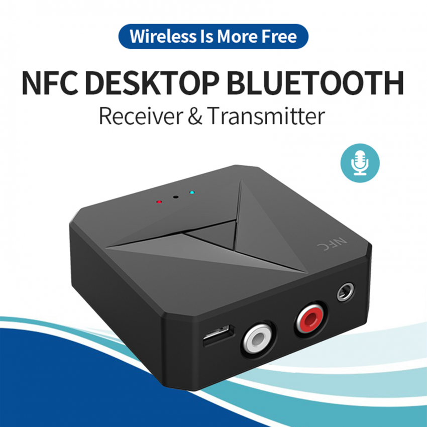 Bộ Thu Phát Bluetooth 5.0 Nfc Không Dây Với Giắc Cắm 3.5mm Aux