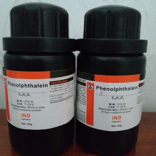 Phenolphtalein dạng bột 25g