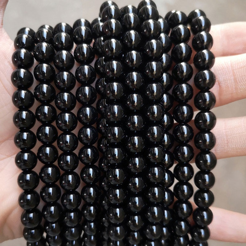 [DQ01] Phụ kiện trang sức (DIY) - Đá bán quý tự nhiên 8mm Chalcedony