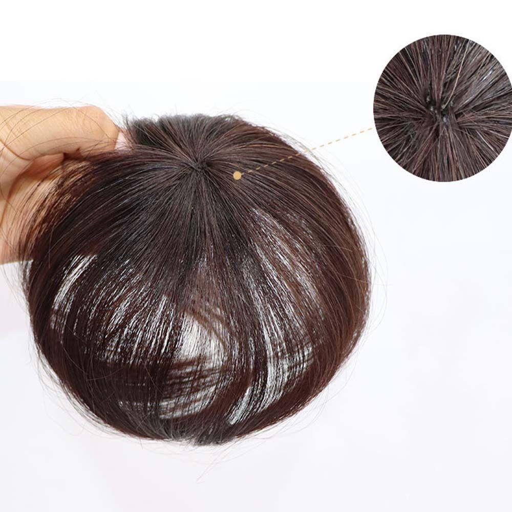 TWINKLE Tóc Giả Nối Dài Vô Hình Bằng Sợi Tổng Hợp Màu Trắng Thay Thế