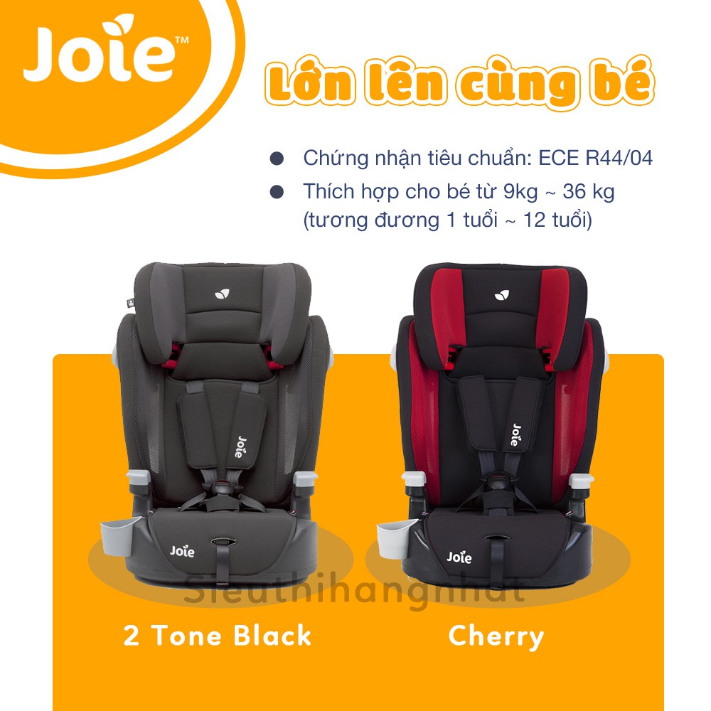 Ghế ngồi ô tô trẻ em Joie Elevate cho trẻ sơ sinh, dễ dàng lắp đặt, thiết kế thông minh giúp bé ngồi thoải mái, an toàn