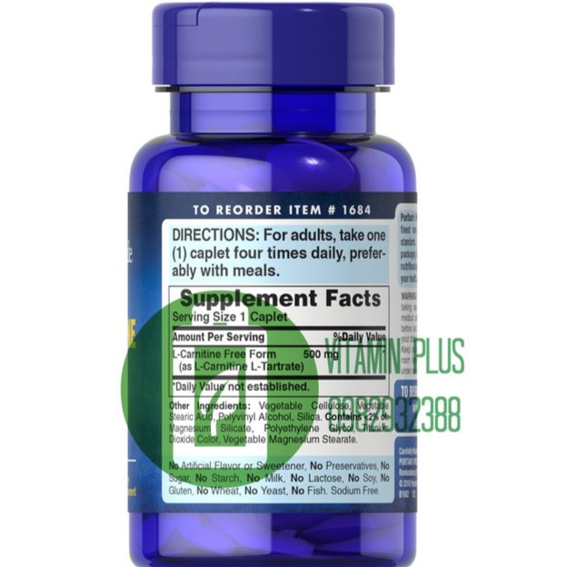 Combo Giảm cân tăng cơ tự nhiên không gây mệt mỏi Raspberry ketone & L Carnitine Puritans pride | BigBuy360 - bigbuy360.vn