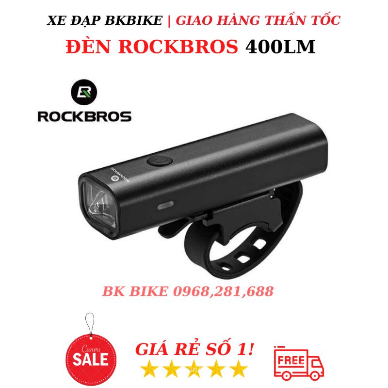 Đèn Xe Đạp Rockbros EOS 400 Lm Cao Cấp