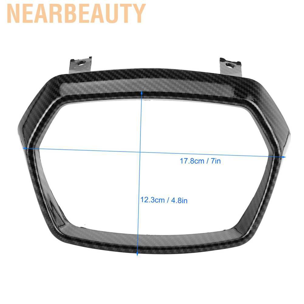 Nearbeauty ABS Headlight Guard Cover Bezel Protection Fit for VESPA Sprint 125/150 2017-2020